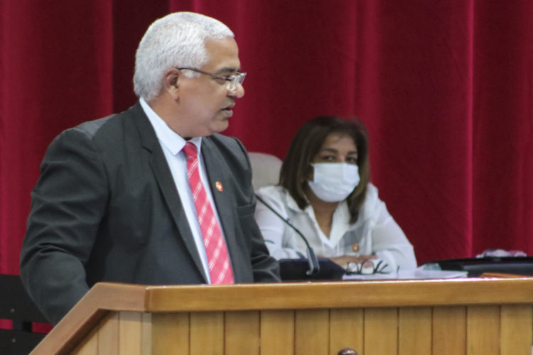 El Ministro de Justicia, Oscar Manuel Silveira Martínez. Foto: Heriberto González Brito