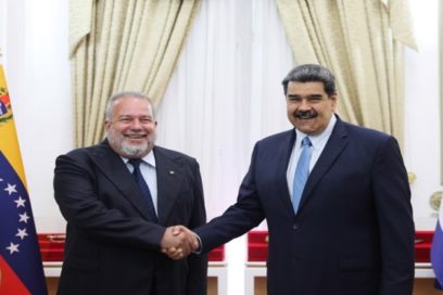 Recibe Presidente de Venezuela al Primer Ministro de Cuba