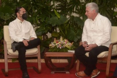 Recibe Díaz-Canel a vicepresidente sectorial venezolano
