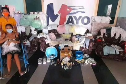 Dona CTC en Camagüey canastilla por el Primero de Mayo (+Fotos)