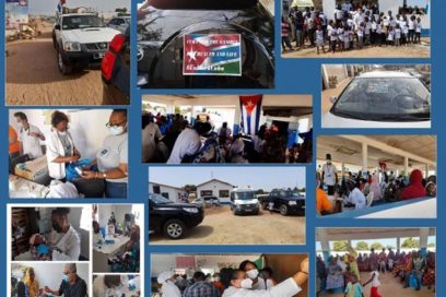 Caravana en Gambia por la Salud, la Vida y contra el bloqueo de EE.UU. a Cuba