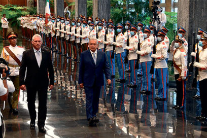 Recibió Díaz-Canel al Presidente de los Estados Unidos Mexicanos