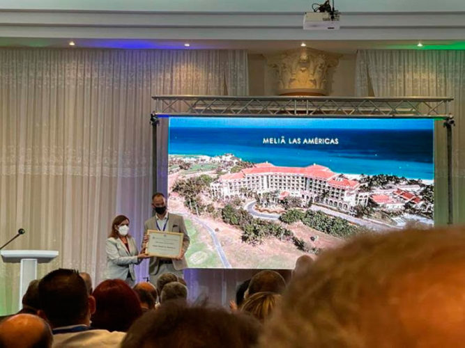 Meliá Las Américas recibió el Premio Nacional de Medio Ambiente. Foto: Caribbean News Digital