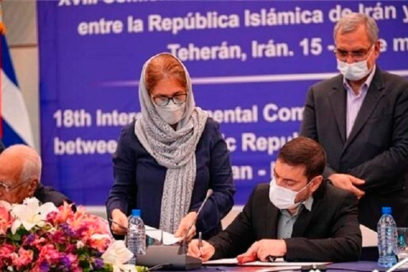 Firma de decenas de documentos sella encuentro Irán-Cuba