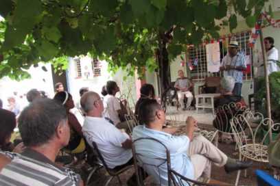 El Festival de Poesía en la Peña Horizontes