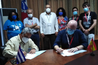 Firman acuerdos  centrales sindicales de Cuba y España