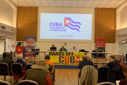 Británicos solidarios con Cuba priorizan lucha contra bloqueo de EE.UU.