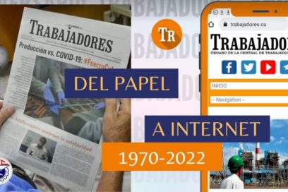 Díaz-Canel felicita a Trabajadores por el aniversario 52