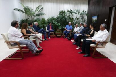 Recibe Díaz-Canel a representantes de la alcaldía brasileña de Maricá