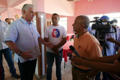 Visitó Díaz-Canel barrio Las Canteras (+Fotos)