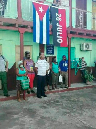 También se realizan matutinos especiales para reafirmar el apoyo del movimiento sindical a la revolución. Foto: CTC Santiago