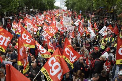 Sindicatos franceses exigen fin del bloqueo