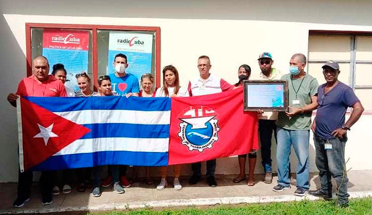 “Hacer a favor de la informatización de la sociedad cubana es el propósito de nuestros colectivos laborales”, afirmó Ana Ivis García Rodríguez, secretaria general del Buró Provincial del sindicato. Foto: Cortesía de Ana Ivis García Rodríguez