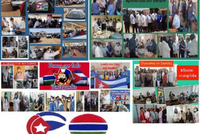 Desde Gambia, Brigada Médica Cubana en defensa de su Revolución
