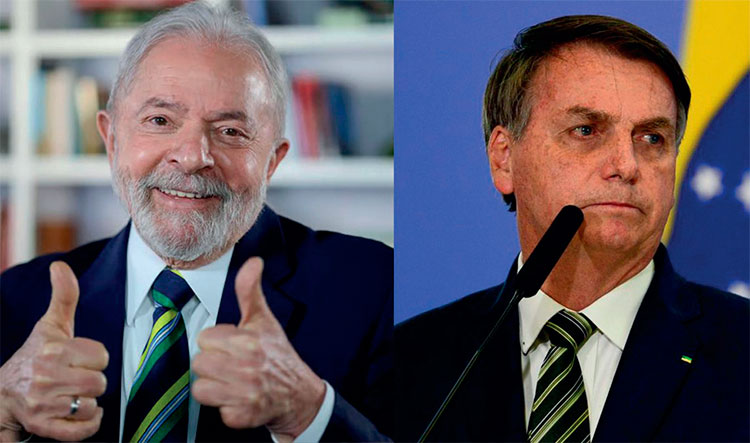 En los comicios del 2 de octubre el voto por Lula da Silva en la urna electrónica se corresponderá con el número 13, mientras que el de Bolsonaro será el 22. Fotos: Tomadas de AP