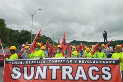 Trabajadores panameños toman las calles para reclamar justicia social