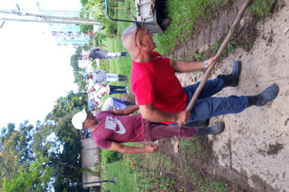 Intensa jornada de trabajo voluntario en Villa Clara