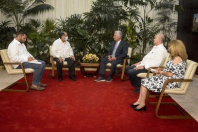 Recibe Díaz-Canel al Director Regional para América Latina y el Caribe del PNUD