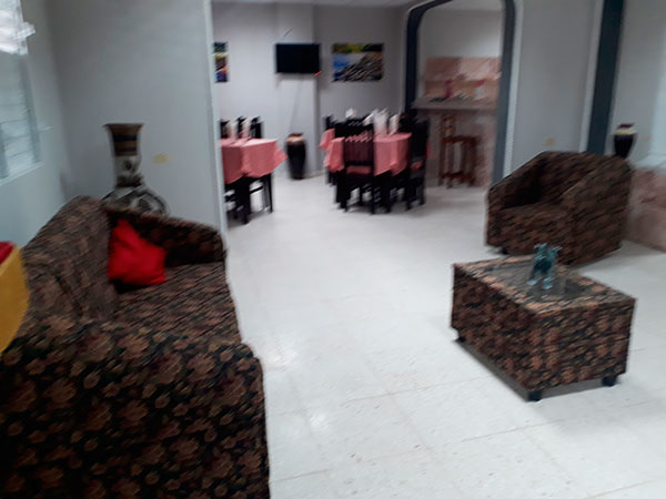 Áreas de estar en la casa de niños sin amparo familiar. Foto: Carlos Torres