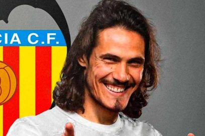 Oficial: El delantero uruguayo Edisnson Cavani llegó libre al Valencia y jugará en Mestalla por las próximas dos temporadas. De esta forma, el Valencia se convierte en el sexto equipo de la carrera de Cavani.