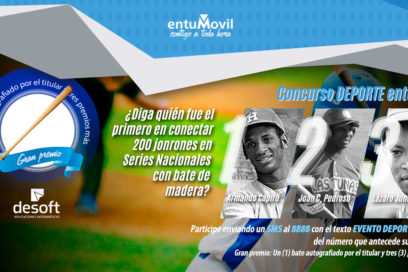 Deporte entuMovil:  ¡Gran Premio un bate profesional!