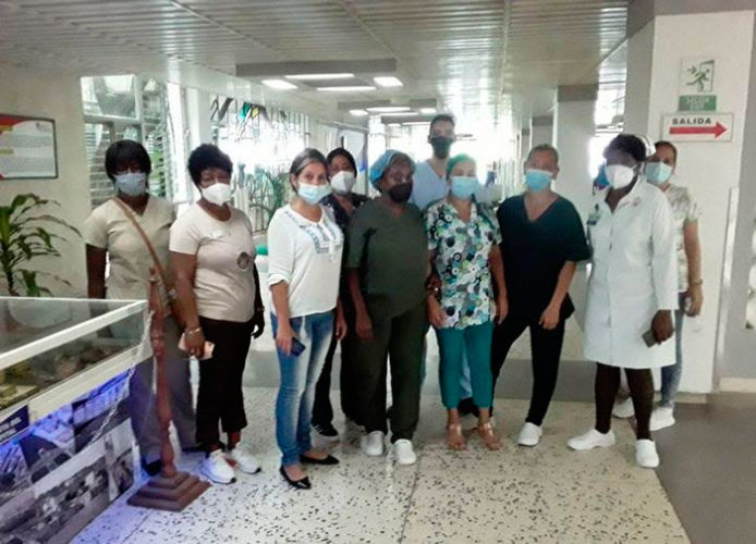 Brigada médica de La Habana. Foto: Web Faustino Pérez