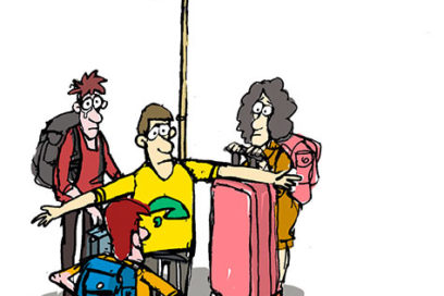 El último abrazo antes de emigrar