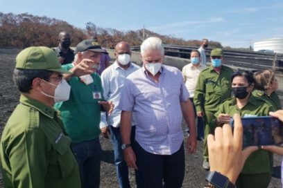 Recorre Presidente cubano zona siniestrada en Matanzas