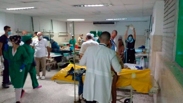 Un total de 122 lesionados han sido recibidos en las instituciones de salud. Foto: Web Faustino Pérez