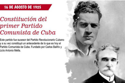 Celebran en Cuba 97 años de primer Partido Comunista
