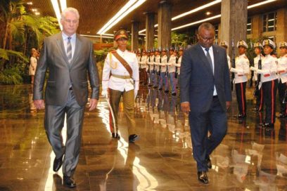 Recibe presidente cubano a mandatario de Guinea Bissau