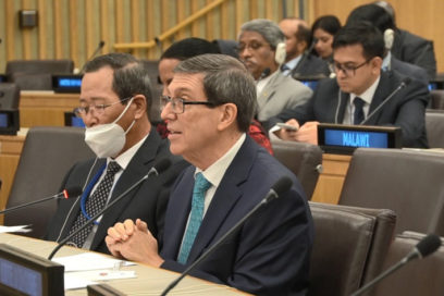 Canciller cubano exige a Joe Biden el fin del bloqueo