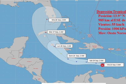Atentos a la trayectoria de nueva depresión tropical (+Video)