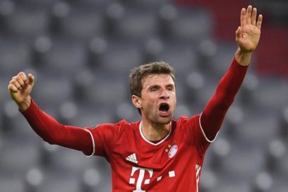 Thomas Müller sobre el juego ante el Barça: “Sadio (Mané) me ha estado diciendo en broma durante los últimos 10 días que tenga cuidado de no pasarle el balón accidentalmente a Lewy. Tenemos que jugar nuestro partido y no centrarnos demasiado en él”.