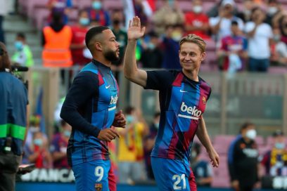 Malas noticias para el Barça: Frenkie de Jong y Memphis Depay se suman a las bajas del Barça. El medio sufre una elongación en el semitendinoso de la pierna izquierda y es baja, al igual que el delantero con lesión  en el bíceps femoral izquierdo.