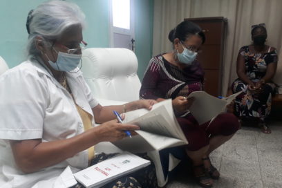 Un hospital convertido en colegio electoral