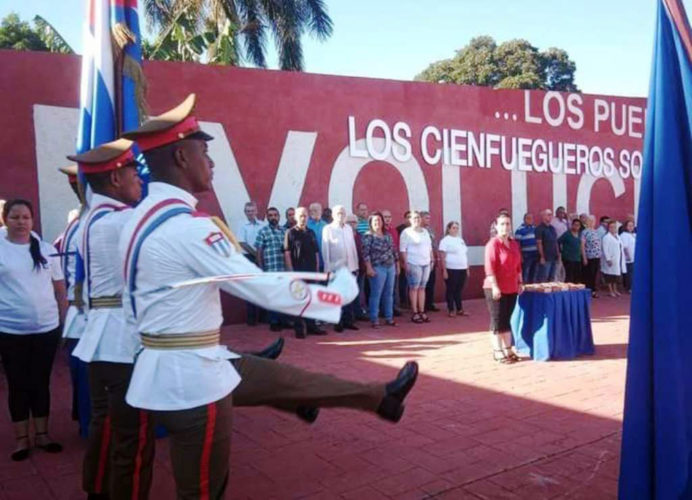 El acto tuvo un carácter solemne. / Foto: Gretta Espinosa Clemente.