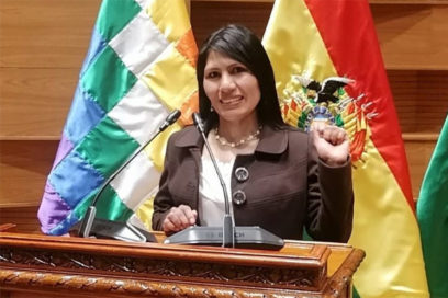 Legisladora de Bolivia exige cese de bloqueo contra Cuba