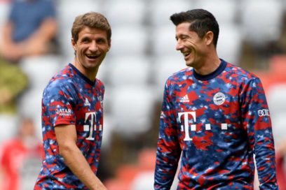 Thomas Müller: «¿Barcelona? Estamos deseando que llegue el partido, no solo por Robert, sino también porque siempre es genial jugar contra el Barça. Tenemos ganas especialmente después de la forma en que ambos equipos hemos empezado la competición».