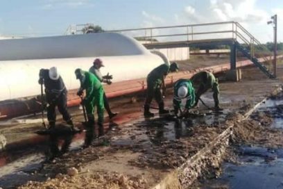 Universidad de Oriente apoya labor de recuperación en base de supertanqueros de Matanzas