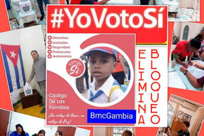 Brigada Médica en Gambia dice Sí al Código de las Familias de Cuba, y No al bloqueo de EEUU
