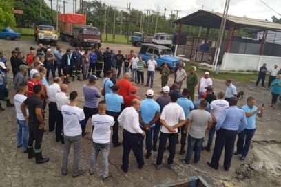 Electricistas cienfuegueros rumbo a Pinar del Río (+Fotos)