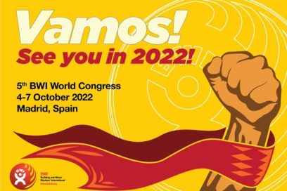 Congreso de la Internacional de la Construcción y la Madera: mujeres trabajadoras presentes