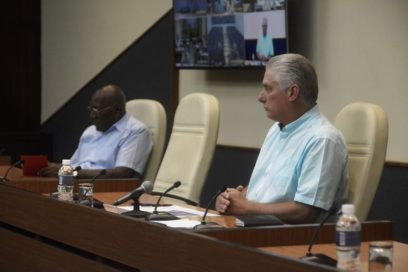 Puntualiza Díaz-Canel las medidas para enfrentar posibles afectaciones por evento meteorológico (+ Video)