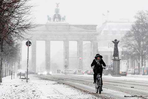 La verdadera realidad del crudo invierno. Foto: ANSA