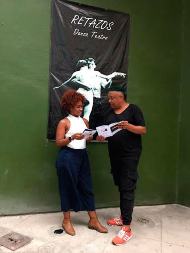 En Las Carolinas, sede de la compañía Danza-Teatro Retazos, se presentó Mis ojos sin tus ojos, dirigida por la maestra Isabel Bustos. Foto: Néstor Martí