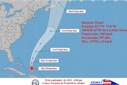  Se forma nueva tormenta tropical y Fiona sigue alejándose