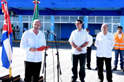 Agradece Cuba a México por envío de material eléctrico (+Video)
