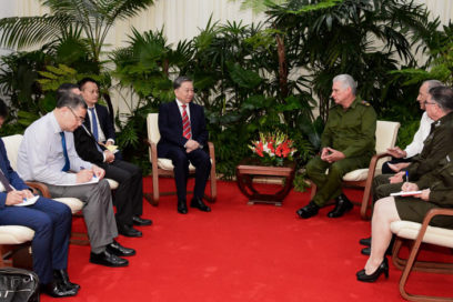 Recibe Díaz-Canel a Ministro de Seguridad Pública de Vietnam