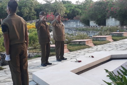 Inhumados restos de combatientes en el Complejo Escultórico Comandante Ernesto Guevara
